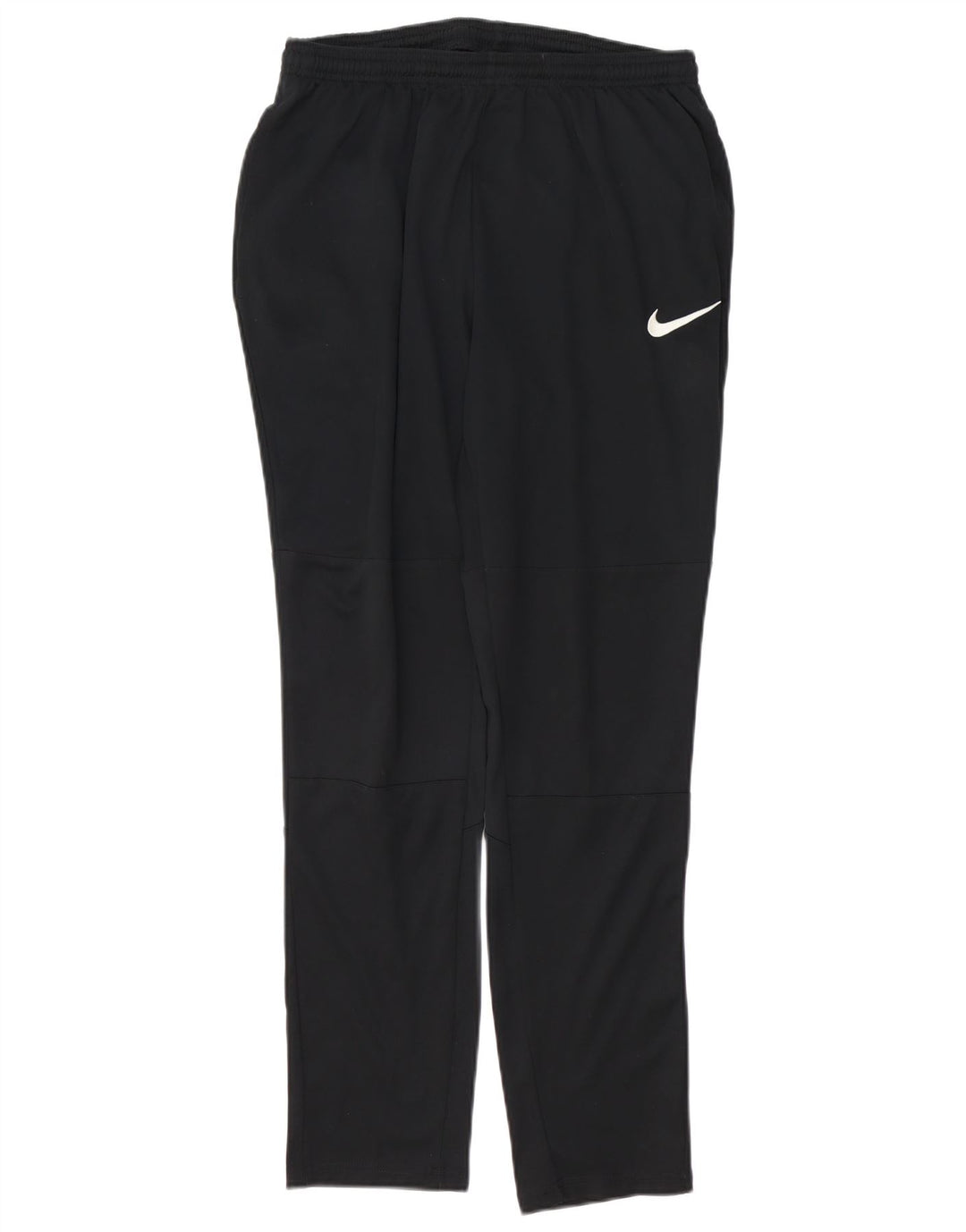 NIKE Damen Dri Fit Trainingshose UK 12 Mittelschwarzes Polyester