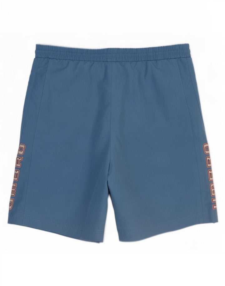Umbro Herren Graphic Sport Shorts Small Blau Polyester