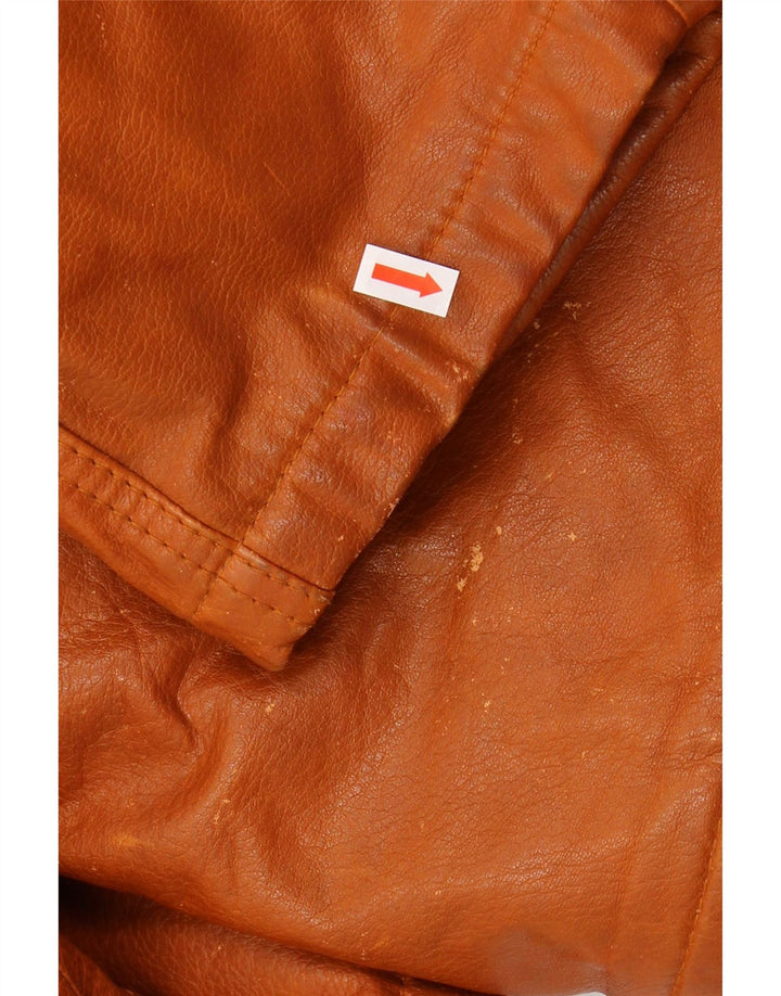 WINCHESTER Herren Lederjacke IT 48 Mittelbraunes Leder