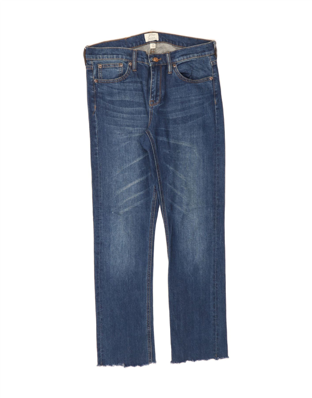 J. CREW Womens Matchstick Straight Jeans W28 L29 Blue Cotton Vintage J. Crew and Second-Hand J. Crew from Messina Hembry 