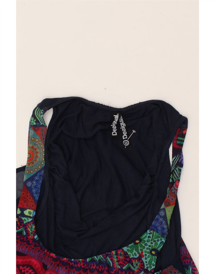DESIGUAL Womens Sundress EU 36 Small Multicoloured Floral Vintage Desigual and Second-Hand Desigual from Messina Hembry 