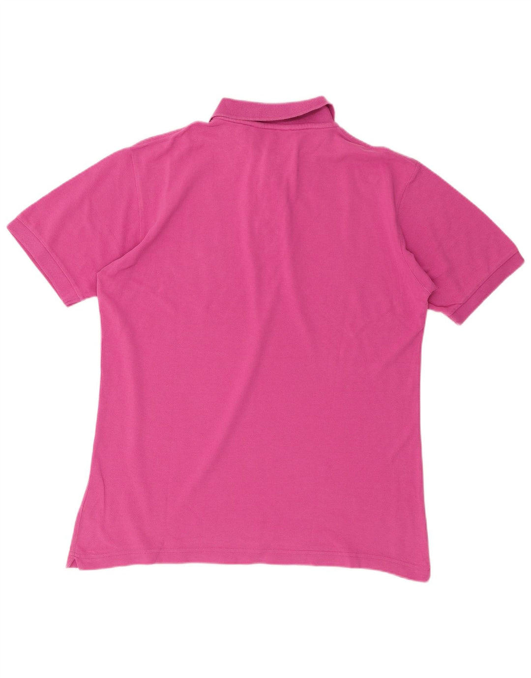 SPALDING Mens Polo Shirt Large Pink Cotton