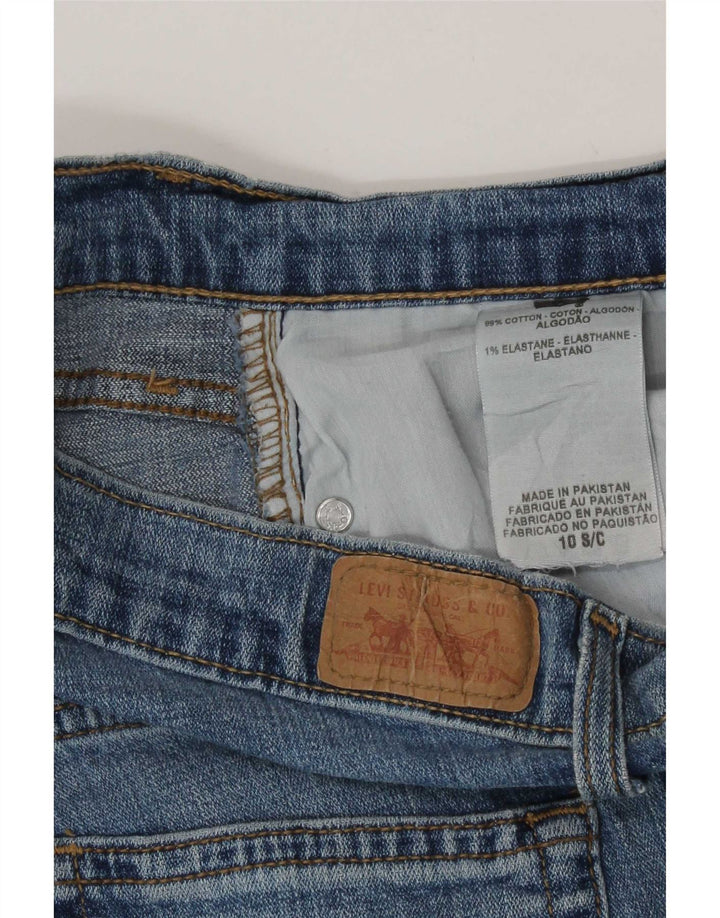 Levi's Damen 529 Curvy Bootcut Jeans US 10 Large W30 L29 Blaue Baumwolle