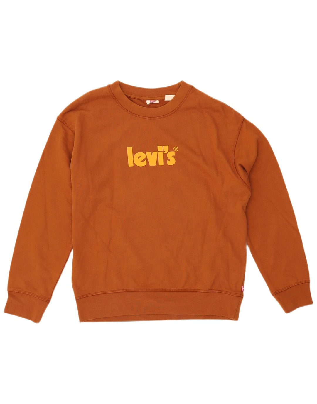 LEVI'S Damen-Sweatshirt in Übergröße mit Grafik, UK 10, Größe S, Braun, Baumwolle
