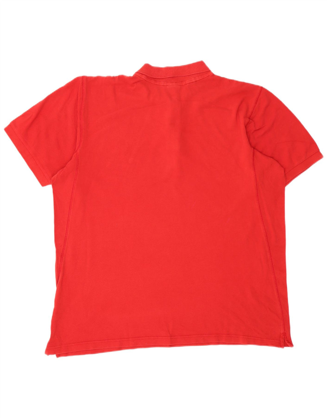 NIKE Herren-Poloshirt UK 45/47 XL, rote Baumwolle