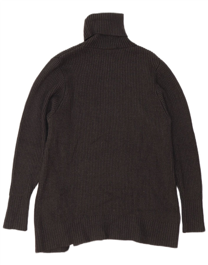 Zara Damen-Pullover mit Rollkragen, Gr. 10, Größe S, Schwarz, Viskose