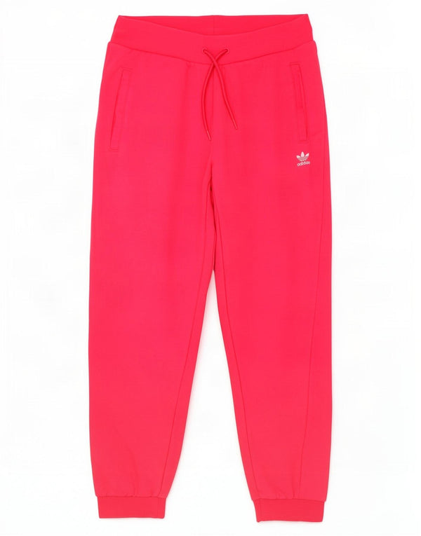 Adidas Damen Trainingshose Jogger UK 14 Mittelrosa Baumwolle