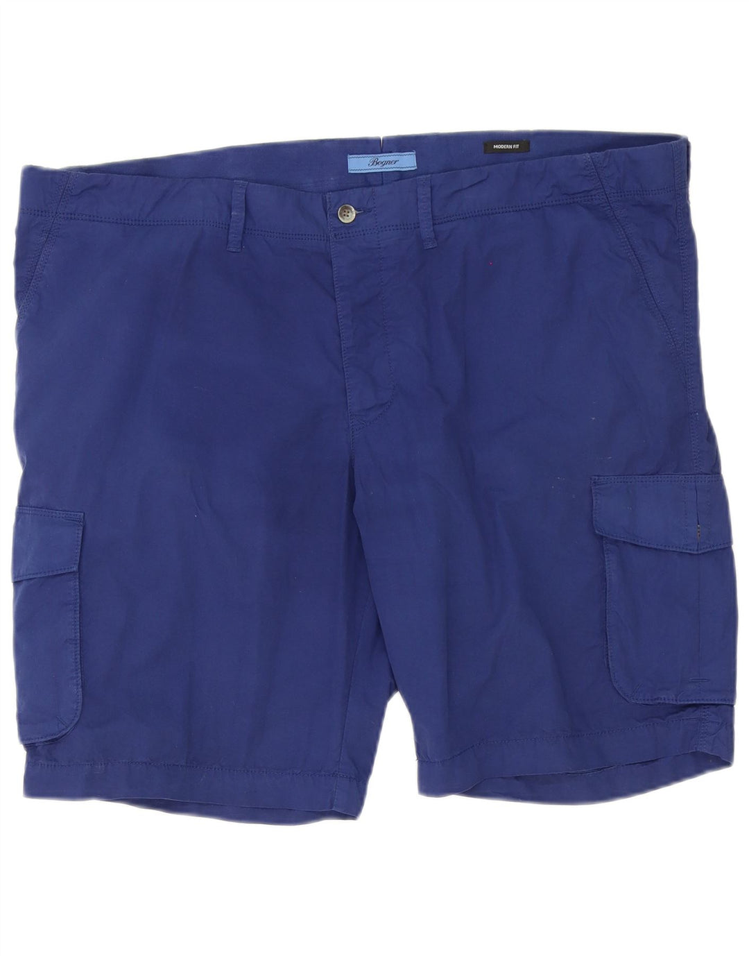Bogner Herren Modern Fit Cargo Shorts 3XL W44 Blau Baumwolle