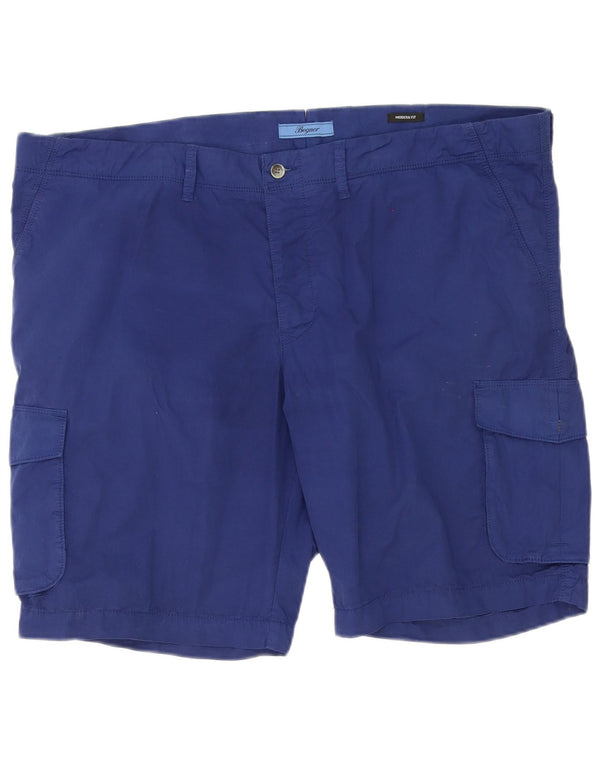 Bogner Herren Modern Fit Cargo Shorts 3XL W44 Blau Baumwolle