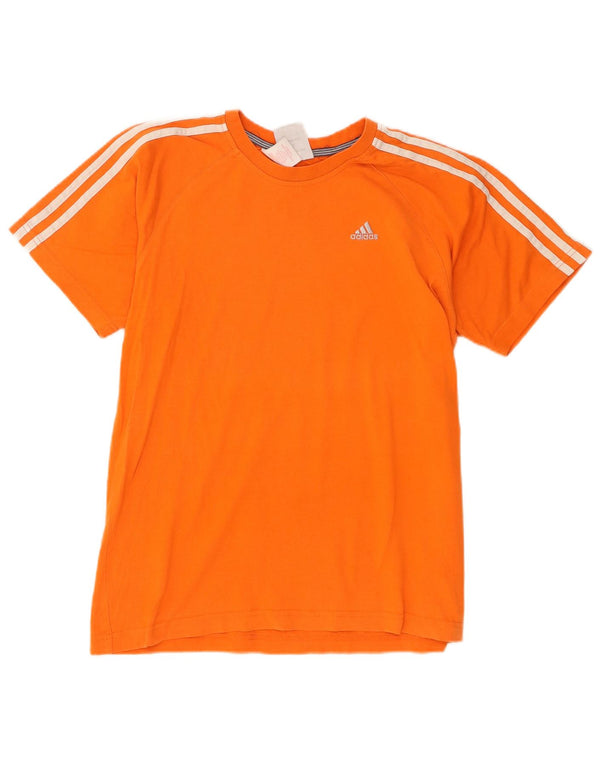 Adidas Jungen T-Shirt Top 15-16 Jahre XL Orange Baumwolle Sport