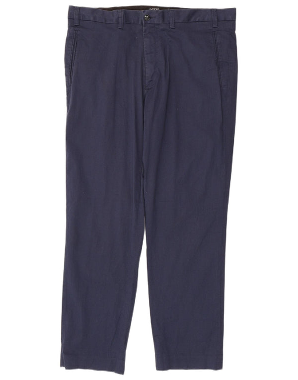 Marks & Spencer Slim Chino-Hose für Herren, W38 L31, marineblaue Baumwolle