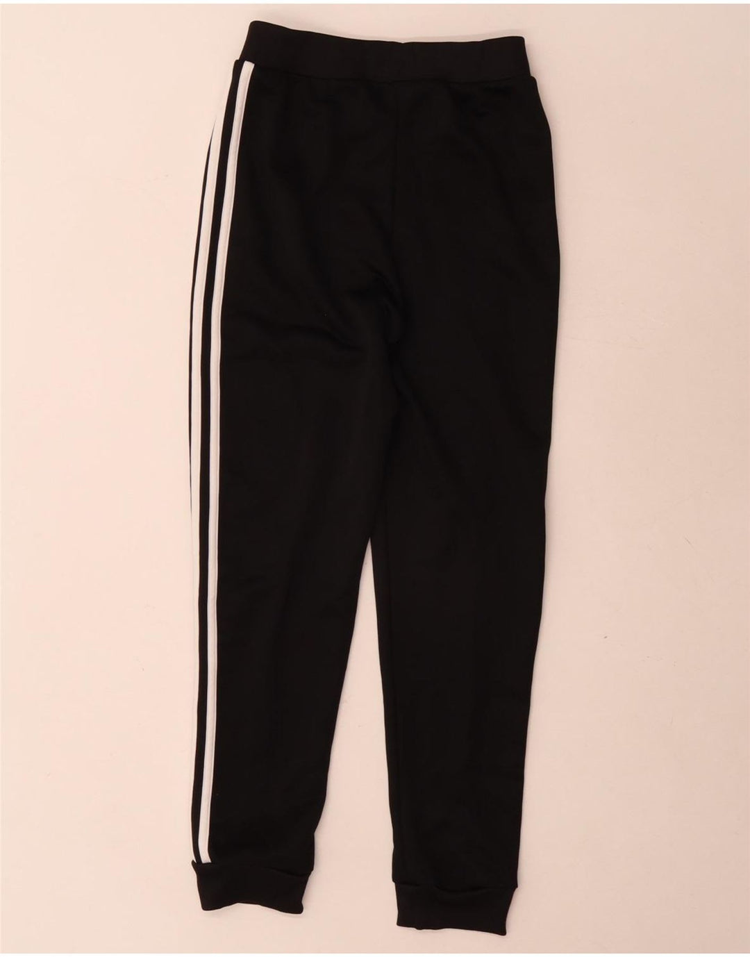 Adidas Jungen-Trainingshose, Jogginghose, 9–10 Jahre, schwarzes Polyester