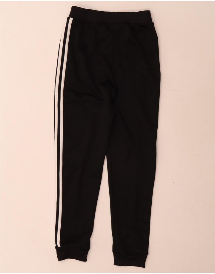 Adidas Jungen-Trainingshose, Jogginghose, 9–10 Jahre, schwarzes Polyester