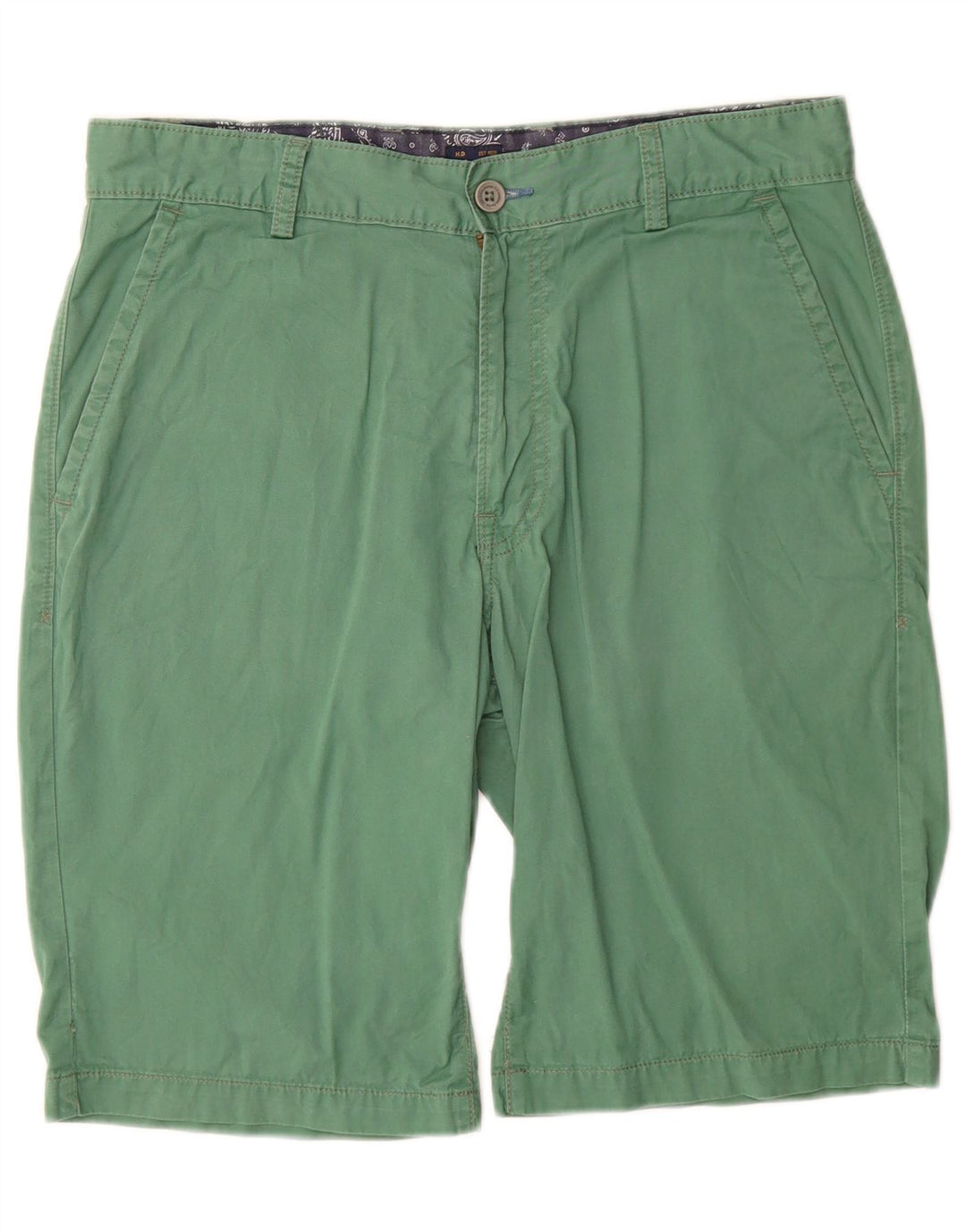 Lee Herren Chinoshorts W31 mittelgrüne Baumwolle