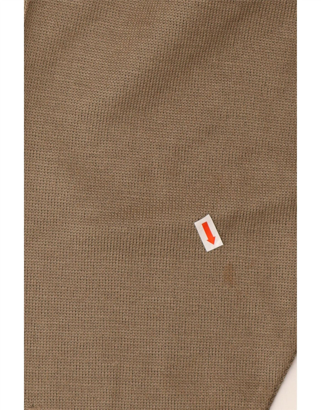 VINTAGE Herren-Strickjacke mit lockerer Passform, großes grün gestreiftes Polyamid