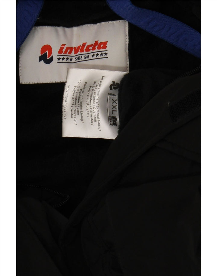 Invicta Herren Militär-Utility-Jacke UK 44 2XL Schwarz Polyester