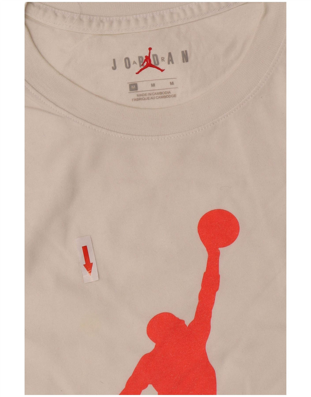 Jordan Herren-T-Shirt mit Grafik, mittelweiße Baumwolle
