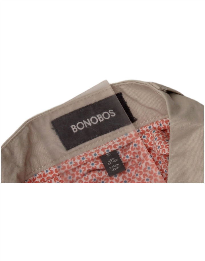 BONOBOS Herren Chino-Shorts W36 Large Beige Baumwolle