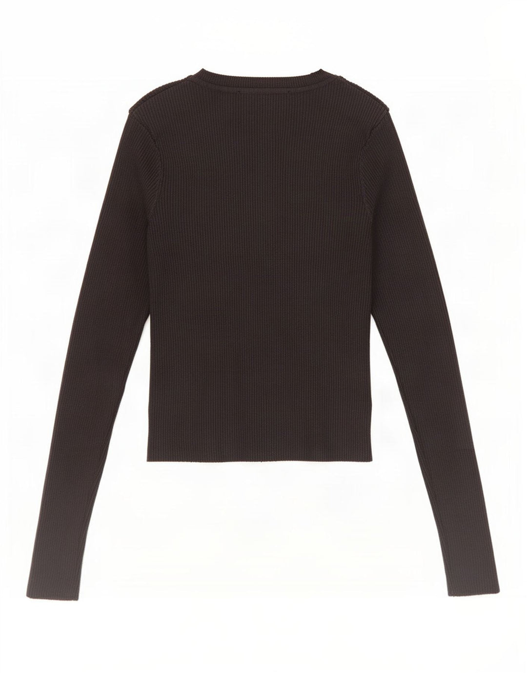 Zara Damen Top Langarm UK 8 Small Schwarze Viskose