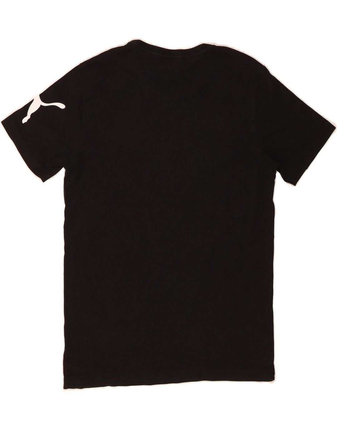 PUMA Mens Graphic T-Shirt Top Small Black Vintage Puma and Second-Hand Puma from Messina Hembry 