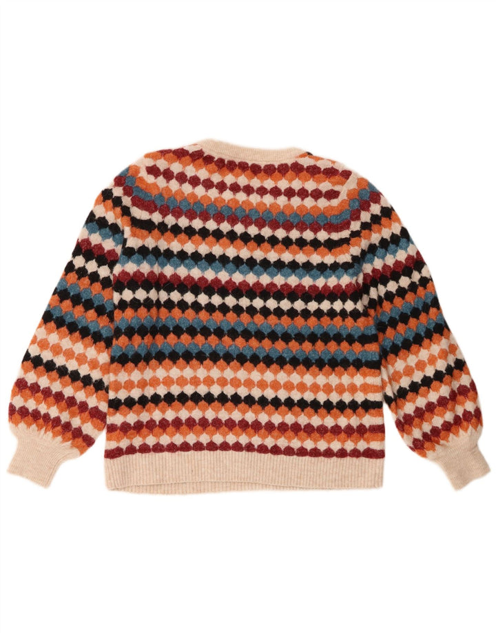 Fat Face Damen-Pullover mit Rundhalsausschnitt, Gr. 10, Größe S, mehrfarbig