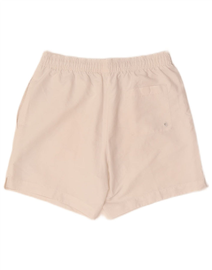 Calvin Klein Herren Badeshorts mit Grafik, Größe S, Weiß, Polyester