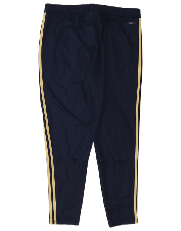 Adidas Herren-Trainingshose XL, Marineblau, Polyester
