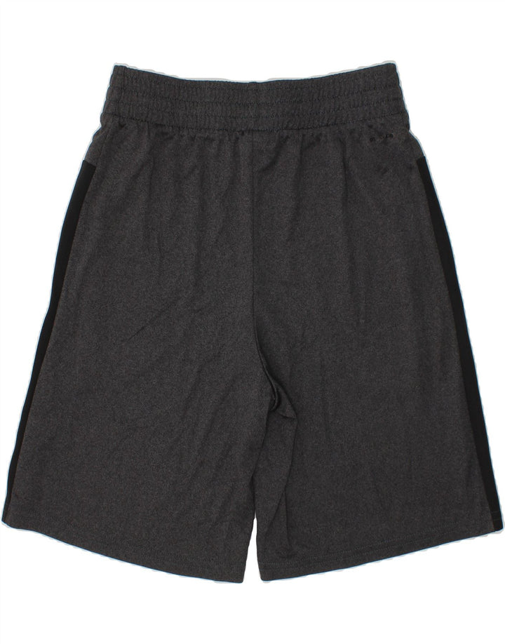 REEBOK Boys Sport Shorts 8-9 Years Small  Grey Colourblock Polyester Vintage Reebok and Second-Hand Reebok from Messina Hembry 
