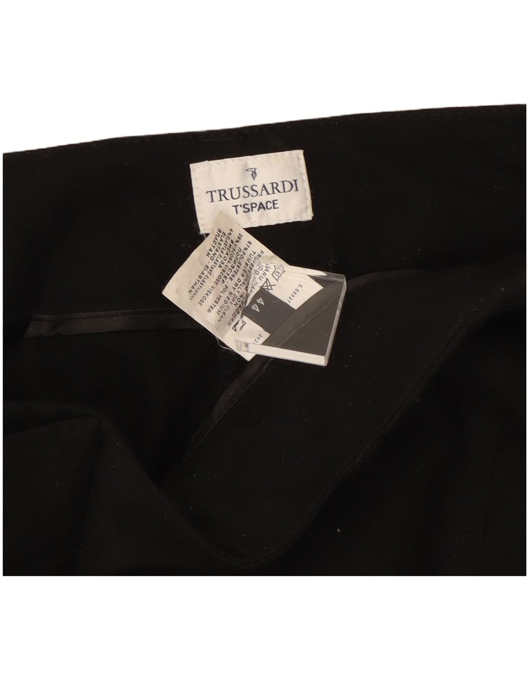 Trussardi Damen gerade Anzughose IT 44 Medium W30 L31 Schwarz
