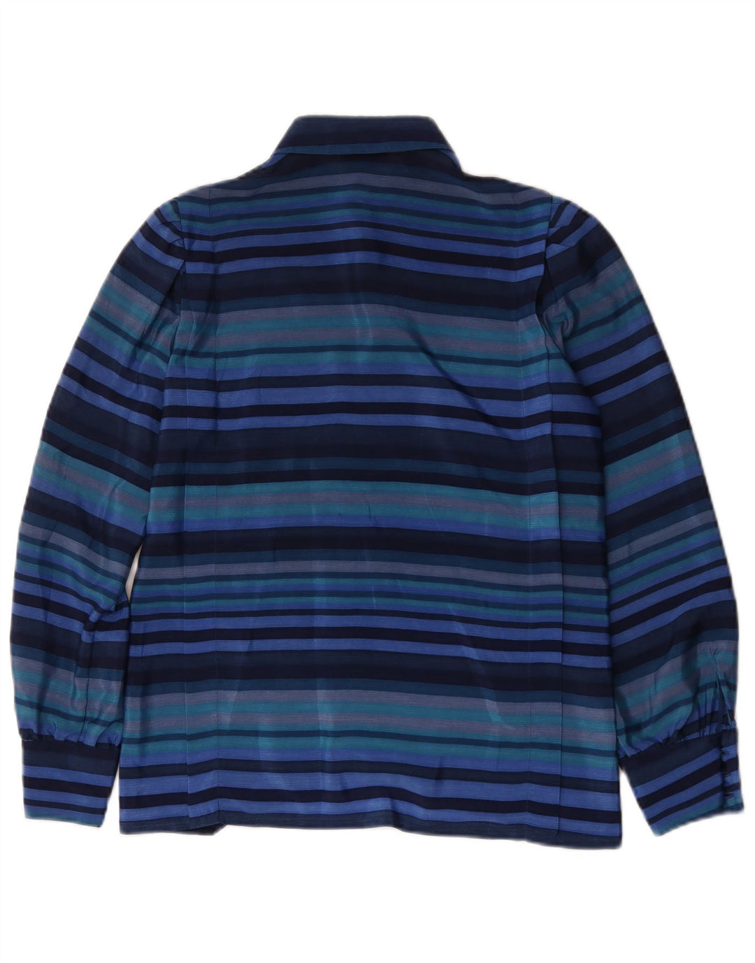 Your Sixth Sense Damen-Hemdbluse, EU 38, mittelblau gestreift, Polyester