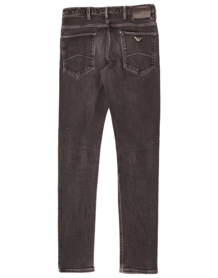 Emporio Armani Damen Slim Jeans W28 L33 Schwarz
