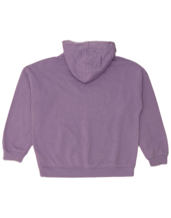 Marks & Spencer Kapuzenpullover für Mädchen, 11–12 Jahre, lila Baumwolle