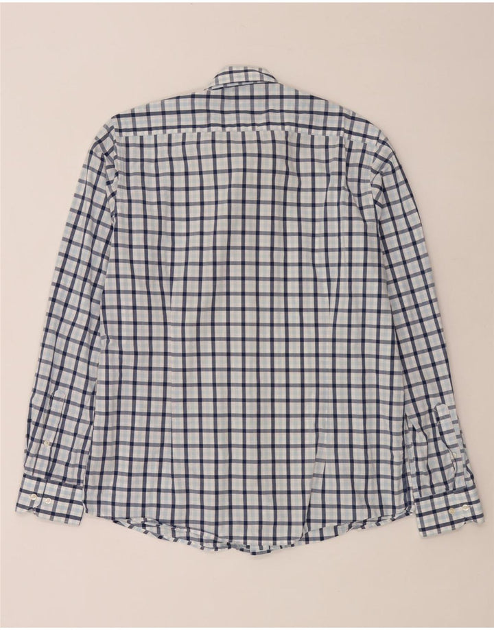 Barbour Herrenhemd, groß, blau kariert, Baumwolle