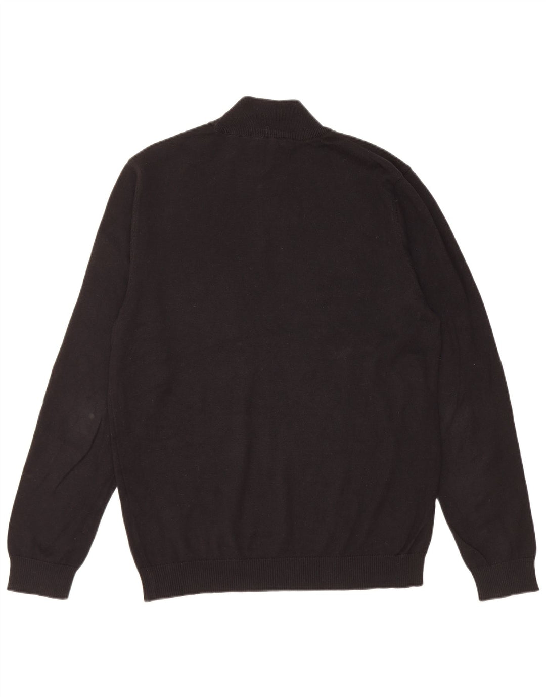 PIERRE CARDIN Herren-Pullover mit Rollkragen, groß, aus schwarzer Baumwolle