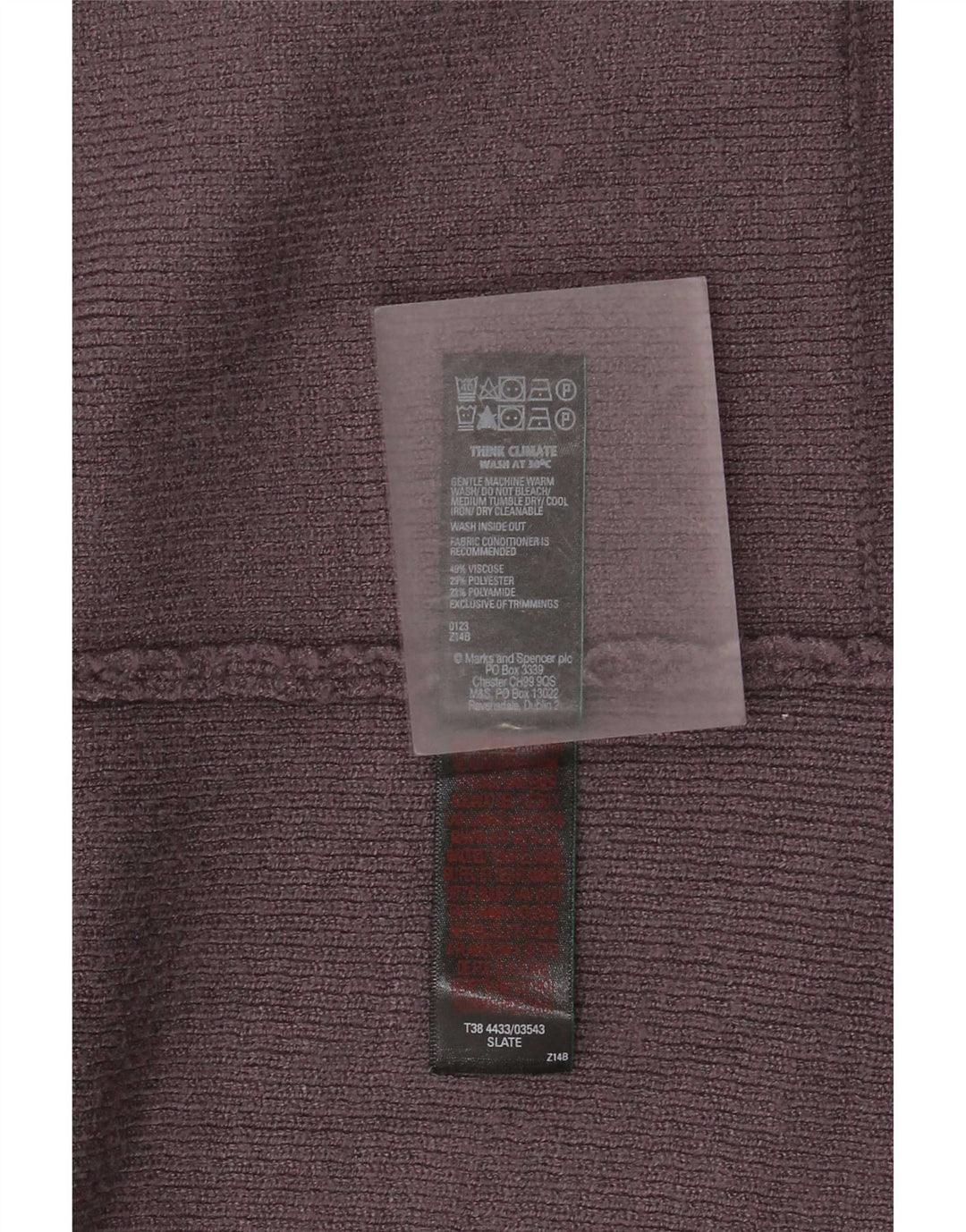 Marks & Spencer Damen Longline Open Cardigan Pullover UK 14 Large Grau