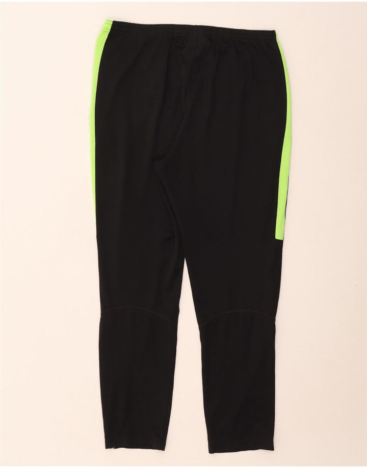 NIKE Herren-Trainingshose Dri Fit, groß, schwarzes Farbblock-Polyester