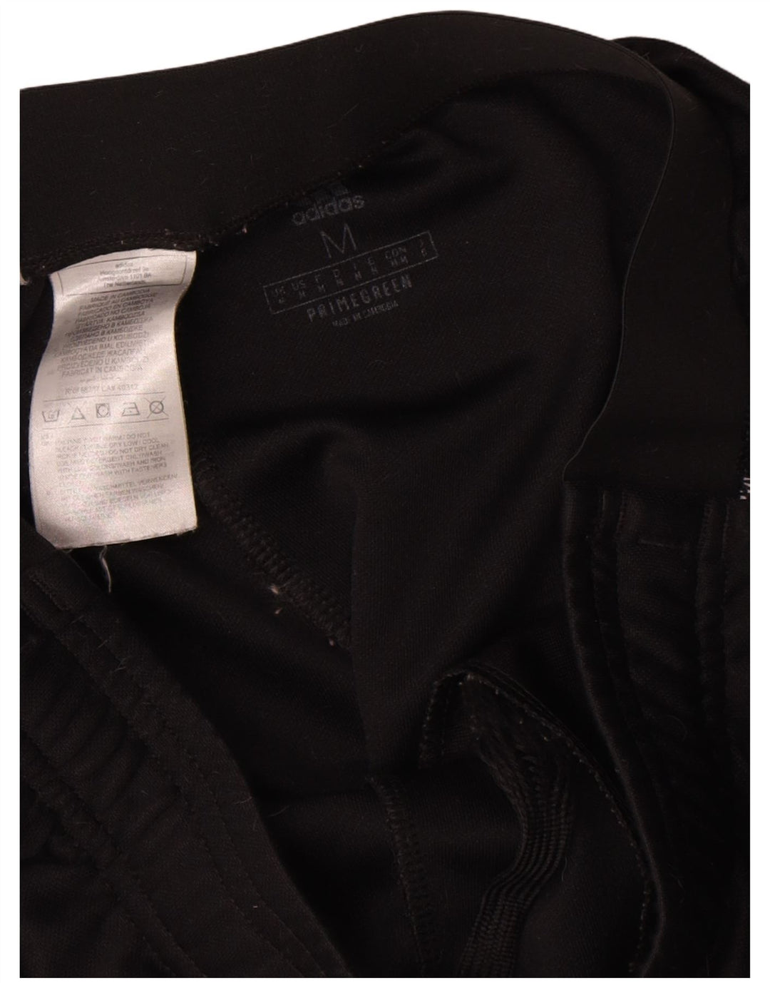Adidas Herren-Trainingshose, mittelgroß, Schwarz, Polyester, Sport