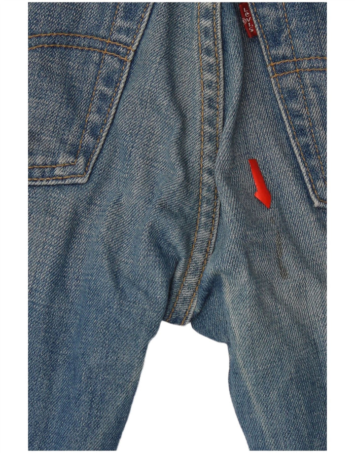 Levi's Herren 501 Straight Jeans W27 L32 Blaue Baumwolle