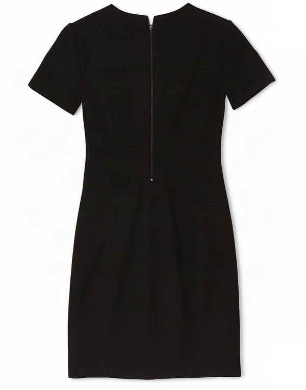 Trussardi Damen Etuikleid UK 10 Small Schwarz