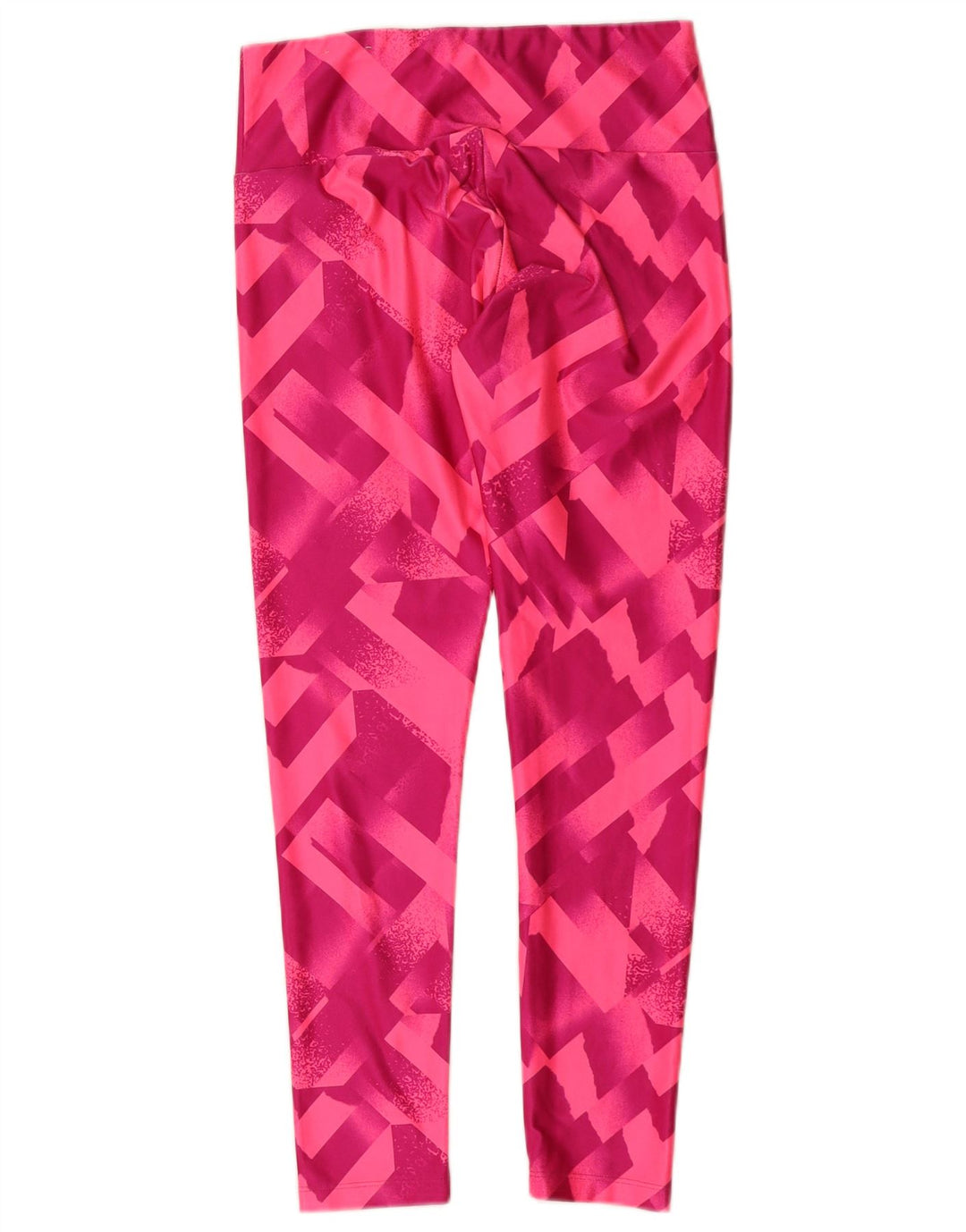 Puma Damen Leggings UK 12 Mittelrosa Geometrisch