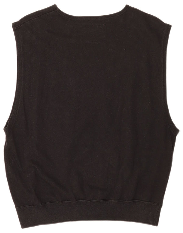 Champion Damen-Sweatshirt mit Grafik, ärmellos, Gr. 14, mittelschwarz