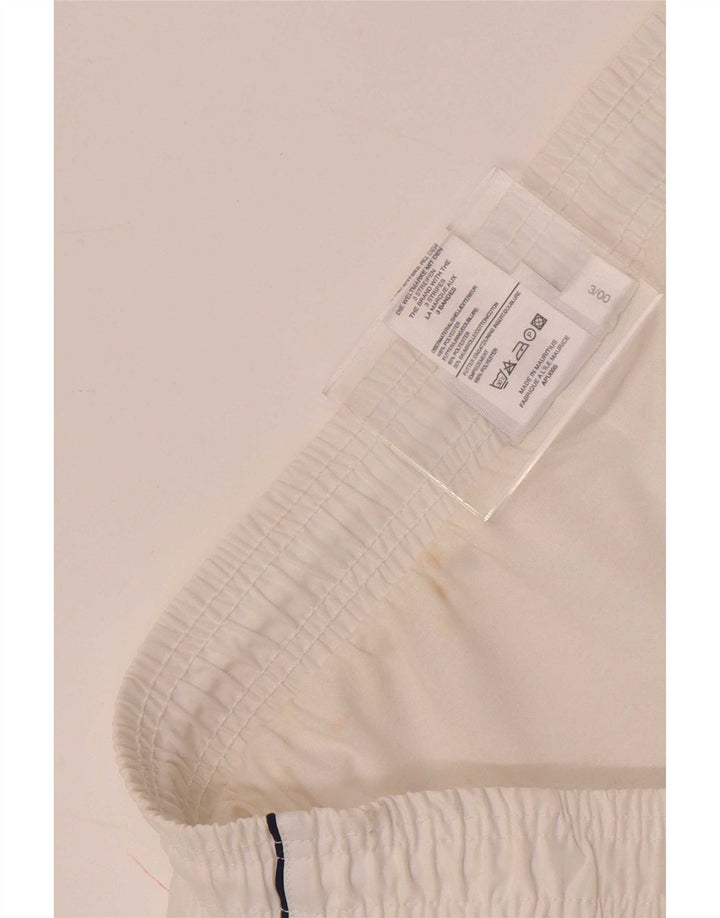 Adidas Herren-Trainingshose, groß, aus weißem Polyester