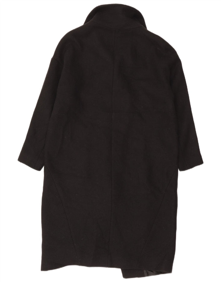 Zara Damen Übergroßer Mantel UK 6 XS Schwarz