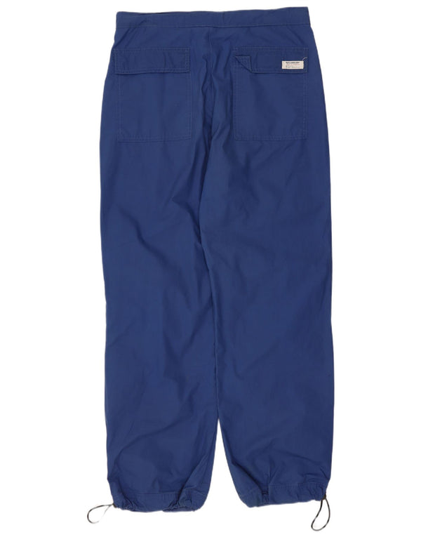 Ralph Lauren Damen Joggers Freizeithose US 8 Medium W27 L30 Blaue Baumwolle