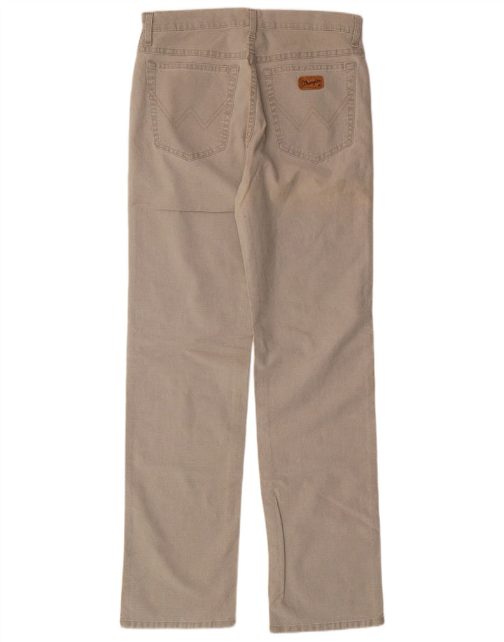 WRANGLER Herren Texas Stretch Gerade Freizeithose W32 L34 Beige Baumwolle