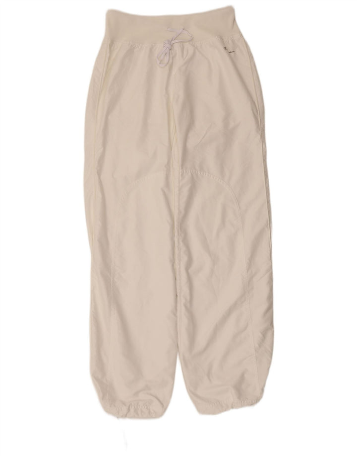 CHAMPION Damen Trainingshose Jogger UK 14 Large Weiß Polyester