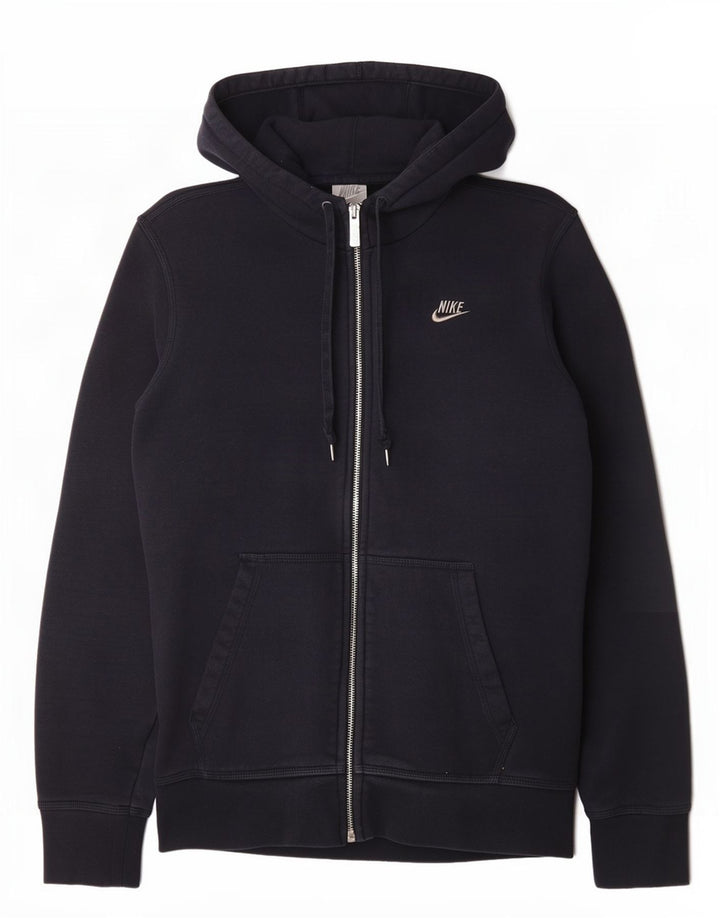 Nike Herren-Kapuzenpullover mit Reißverschluss, klein, marineblau, Baumwolle