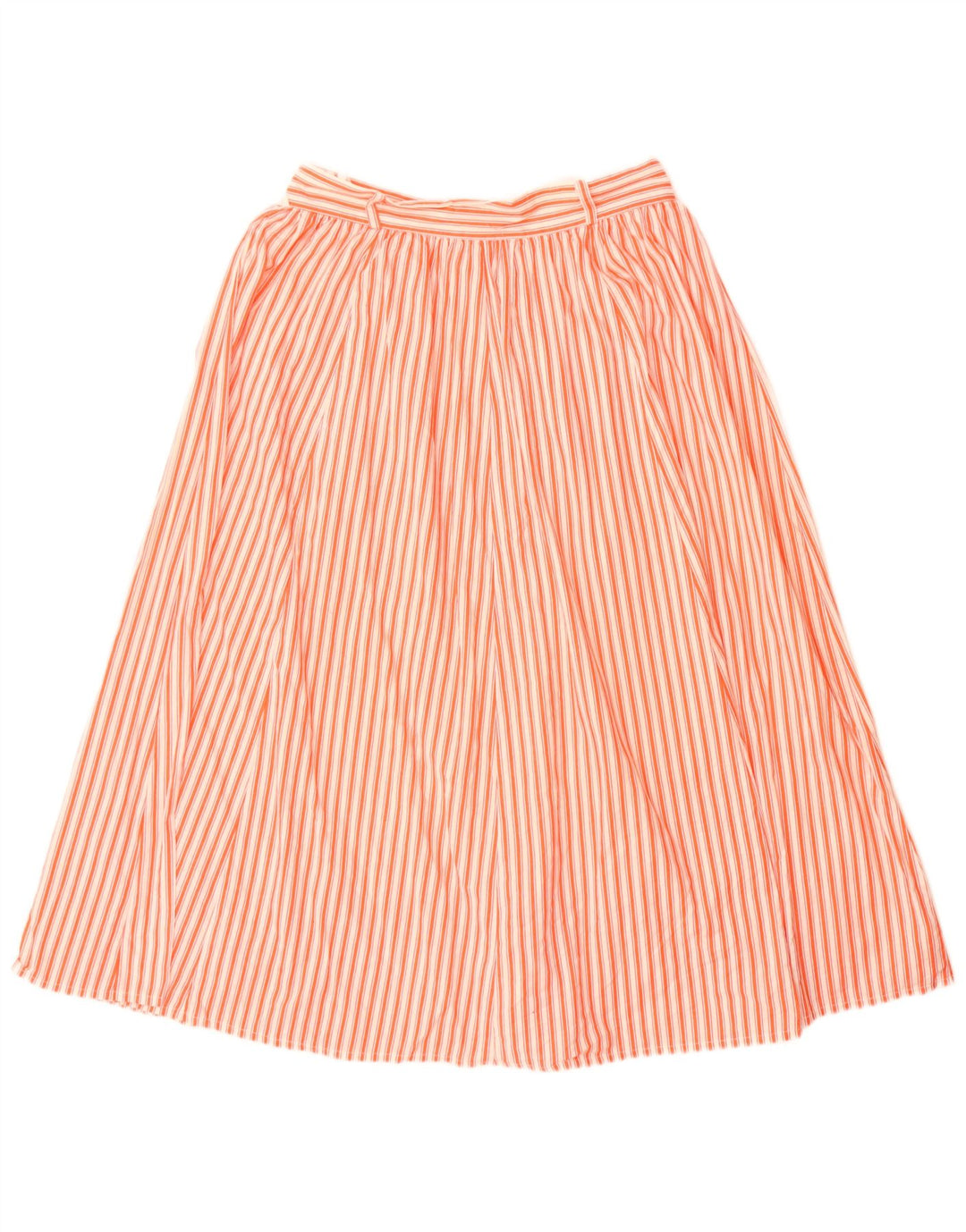 Cartoon Damen Midirock EU 40 Medium W28 Orange gestreift