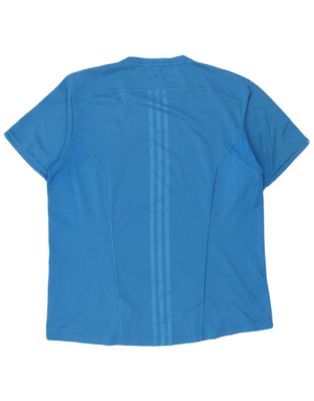 Adidas Herren T-Shirt Top Large Blau Polyester