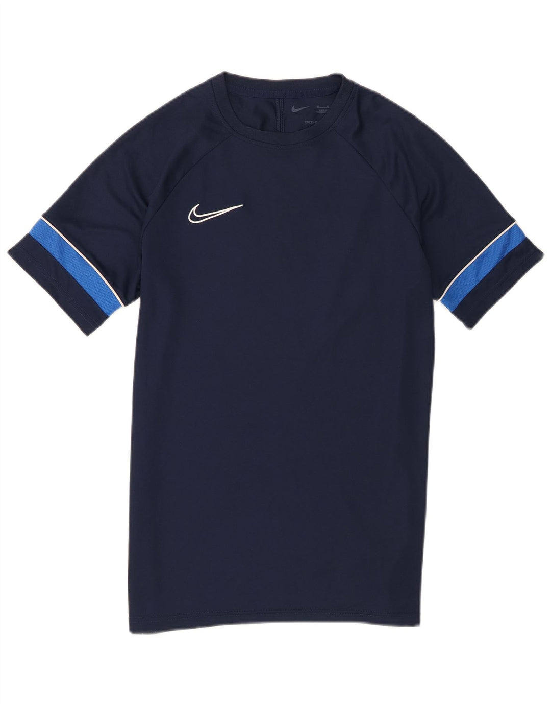 Nike Herren Dri Fit T-Shirt-Oberteil, mittelgroß, Marineblau, Farbblock